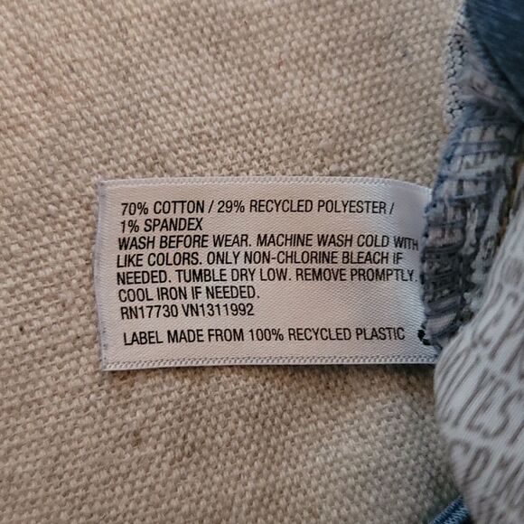 Rolled legs are stiched.  - Picture 9 of 9